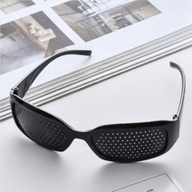 핀홀안경 눈 안구 운동 도수없는 무도수 시력좋아지는 안경, 3홀