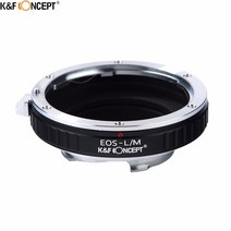 K& F CONCEPT for EOS-L/M 카메라 렌즈 어댑터 링 For Canon EOS EF 마운트 렌즈-Leica M LM 바디, 한개옵션0