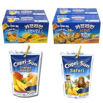 카프리썬 오렌지 망고 200ml x 20p + 사파리 200ml x 20p, 1세트