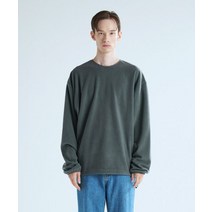 지플리시 플리스 맨투맨 다크그레이 MTM DG