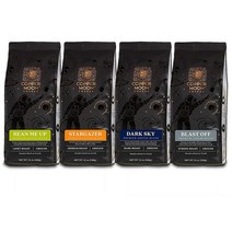 코퍼 문Copper Moon 커피 다양한 천상의 맛 조합 1419.5ml48온스 분쇄 커피Ground 각각 355ml12온스 블래스트 오프Blast Off 빈미업Bean Me Up, 12 Ounce (Pack of 4)_Ground Va