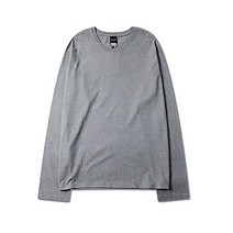 143448 Make 2 Be MF30N 루즈한 긴팔 티셔츠 긴팔 티셔츠 드롭숄더 큰사이즈 빅 실루엣 무지 면 100% 라운드 컷 모에 소매 남성 여성 S M