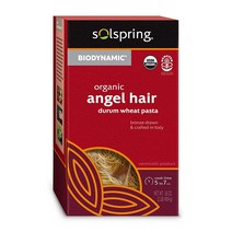 Dr. Mercola 닥터 머콜라 솔스프링 바이오다이나믹 오가닉 엔젤 헤어 듀럼밀 파스타 454 g, 454g