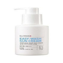 일리윤 저자극 이지워시 선크림 150ML [ SPF50 | 독일 더마테스트 완료 온가족 대용량 끈적임없는 썬크림 촉촉한 자외선차단제 ]