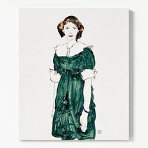 1300K 캔버스 명화 그림 인테리어 판넬 액자 에곤 쉴 레 42 6, 단품