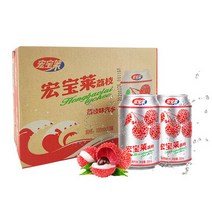 중국식품 훙보라이 리치탄산음료수 330ml [현호중국식품], 24개