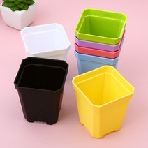 미니 플라스틱 화분 7X8cm 식물 원예 꽃심기 슬릿 식목일 다육이, 단품
