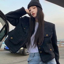 여성 트위드자켓 여자 봄 캐쥬얼 재킷