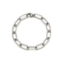 OST 심플 일립스 체인 팔찌 OTB222224TSS