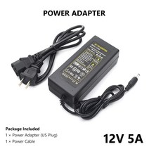 DC 12V 5A 전원 공급 장치 어댑터 미국/EU/UK/AU AC100-240V 충전기 변환기 변압기 라디오 시스템 허브 ADSL 모뎀, [04] 12V 5A AU Plug, 04 12V 5A AU Plug