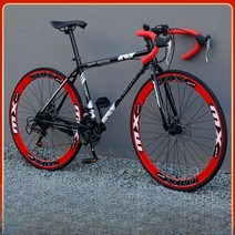 하이브리드 자전거 픽시 비싼 자전거 24인치 26인치 입문로드 초등학생 출퇴근 중학생, 단일사이즈, C 24속 26단