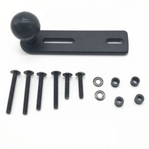 오토바이 핸들 바 브레이크 클러치 컨트롤베이스 콤보 U 볼트 마운트 Gopro 캠용 1 인치 고무 볼, Suction cup