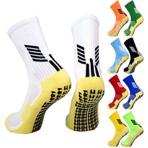 무브먼트 논슬립 하프삭스 미끄럼방스 스포츠 축구 풋살 등산 배트민턴 족구 양말, 하프, 옐로우