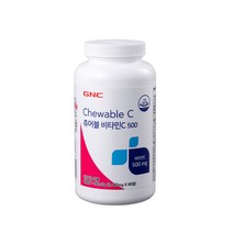 GNC 츄어블 비타민 C 500 (3167mg 90정 90일분) 100%정품 160866
