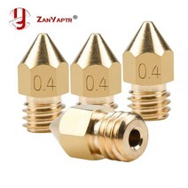3d프린터 3d펜 3d프린터펜5Pcs 3D 프린터 황동 구리 노즐 혼합 크기 0.2/0.3/0.4/0.5 압출기 프린트 헤드, 05 0.6-1.75mm