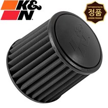 K&N RU-3103HBK 인테이크 블랙호크 유니버셜 에어필터 70파이 70mm, 1개