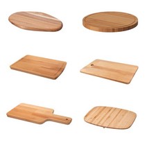 이케아 나무 도마 대나무 원목 16종 주방 천연 소재 내구성 플레이팅 손잡이, 12.노르셴 44x42 cm