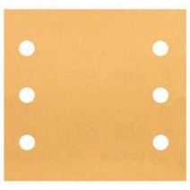 보쉬GSS18V-10샌딩사각페이퍼6홀 /GSS1400용사각페이퍼 115x107mm 10개1팩 규격별선택구매, 180방