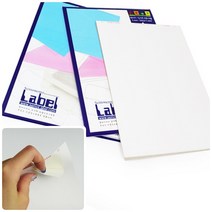위월천 세모라벨 8칸 3.5(10매) X 3봉 주소라벨지 라벨스티커 A4라벨지