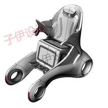 스쿠터 전동차 계단용 휠체어 노인 지능형 전기 자동차 코뿔소/C4D/3Dmax/마야 모델