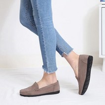 슈런 드리머 여성 정장 캐주얼 털단화 모카신 털신 겨울 스웨이드 양털 보아 털 슬리퍼