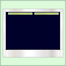 스텐 게시판 2구 C형 안내판 알림판 학교 530 470mm