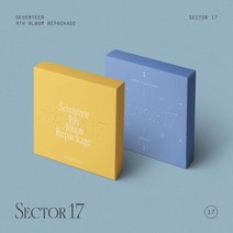 세븐틴 정한 조슈아 4집 리패키지 Seventeen SECTOR 17 섹터 포토북, 랜덤버전(두장이하중복), 포스터없음