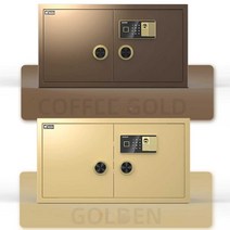 사무실 스마트 금고 서류 내화 미니 업소 소형 개인, 리치 골드 70cm (코드락)