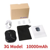 위치추적기 휴대폰위치추적기 소형 무선 위치추적기 자동차 GPS 트래커 10000mAh 충격 Mode150 일 대기 자, 02 4G 10000mAh