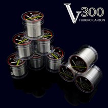 카본 원줄 목줄 300m대용량 루어 낚시 라인 배스 볼락 (V300), V300-2.5호(10lb)
