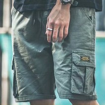 선빛 야드 캐주얼 반바지 여름 카고 캠핑 남성 주머니