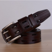 남자 가죽 캐주얼 벨트 통가죽 소가죽 혁띠 빈티지 레더 허리띠 청바지 남성 기본 혁대 47