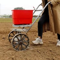 염화칼슘 비료 살포기 수동 모래 씨앗 골고루살포 바퀴형 경량형, 기본선택, 1개