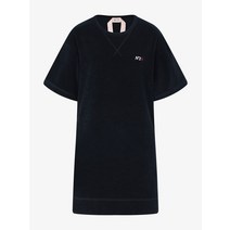 공식 N21 여성 KOREA EXCLUSIVE 하이썸머 로고 반팔 미니 드레스 원피스 (N2M H181 4004 9000) 블랙