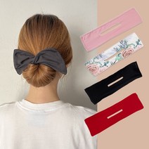 TOP_W281 당고머리 밴드 5초 똥머리 와이어 올림머리 끈