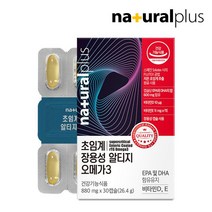 내츄럴플러스 내츄럴플러스 초임계 장용성 알티지 오메가3 2박스, 단일옵션, 상세 설명 참조