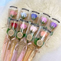 둥둥플라워 비누꽃 한송이 꽃다발 입학식 졸업식 수료식 시상식 행사 꽃선물, 미디엄 바이올렛 장미