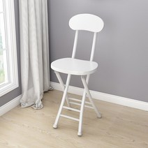 접이식 주방 의자 주방용 휴대용 식당 홈 가구 렌탈 룸, 04 white 2