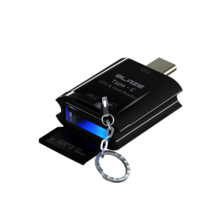 트랜센드 RDF5 USB3.0 메모리카드 리더기마이크로SD, 블랙