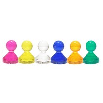 15mm 초강력 큐티 장구자석 냉장고 칠판자석 중, 파랑