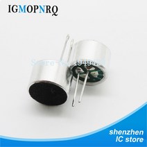 물콘 판형열교환기 농사 10pcs 4.5*2.2mm 6*5mm 9*7mm 일렉 트릿 마이크 콘덴서 픽업 52DB 56DB 2 핀 포함, 01 6.5x2.2 52DB wit pin
