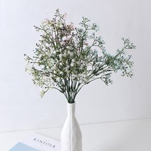안개꽃 조화 3color 투룸 베란다 원룸 데코레이션, 스카이(1P), 1개
