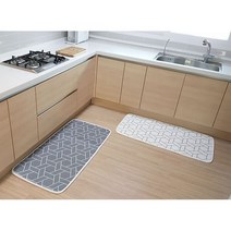 매쉬원 3DMESH 큐브 주방매트 PB-1260, 화이트
