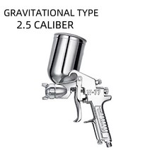 다용도W-77 Pneumatic Sprayer 2.0/2.5/3.0mm Nozzle Auto/F다목적nit다목적e Tool Airbrush Paint Gun For, 04 W 77 upper pot 2 5
