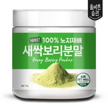 새싹보리 미세분말 170g 어린잎100% 새싹차 보리순 차 가루 쥬스 클로로필 금속성이물질대장균불검출 자연의맛 직접생산 직접판매 아침에한잔 저녁에한잔 국내산 에어분쇄 고농축 제주, 1통