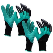 월딘 호미장갑 1+1 (2세트) 갈고리장갑 원예 갈퀴 텃밭 농사 모종 갯벌체험 가드닝 제초 작업 메쉬 통풍 통기성좋은 라텍스 발톱장갑 [판매자:월딘코리아]