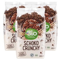 디엠바이오 dmBio Muesli Chocolate Crunchy 독일 초콜릿 크런치 뮤즐리 500g, 3팩