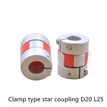 MDPS커플링 자동차 현대호환 3D 프린터 커플 링 슬라이드 레이저 조각 기계 D20 L25 클램핑 유형 레드 스타, 12 3.17mm to 3.17mm