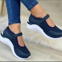 통기성 캐주얼 웨지 패션 스니커즈 여성용 경화 플랫폼 단색 플랫 숙녀 신발 2022