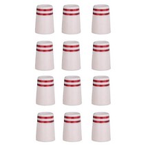 골프 다채로운 철 페룰 .355 테이퍼 팁 철 웨지 용 12pack re-shaft 골프 페룰, 플라스틱, 하얀색